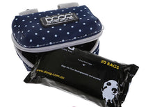Doog Walkie Pouch Stella Navy With White Polka Dot-Dog Walking-Ascot Saddlery