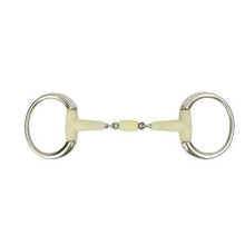 Eggbutt Contour Round Ring Double Jointed Happy Mouth-HORSE: Bits-Ascot Saddlery