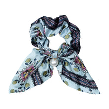 Equestrian Scrunchie | Light Blue