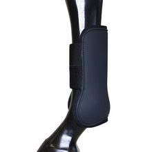 Equiguard Open Front Boots Black-HORSE: Horse Boots-Ascot Saddlery