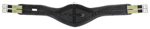 Equiprene Pressure Eze Two Buckle Girth Elastic Black-HORSE: Girths-Ascot Saddlery