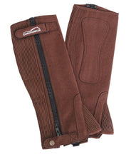 Eurohunter Chapette Clarino Brown-RIDER: Chapettes & Gaiters-Ascot Saddlery