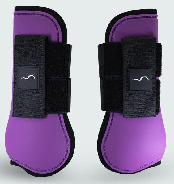 Eurohunter Horse Boots Tendon Purple-HORSE: Horse Boots-Ascot Saddlery