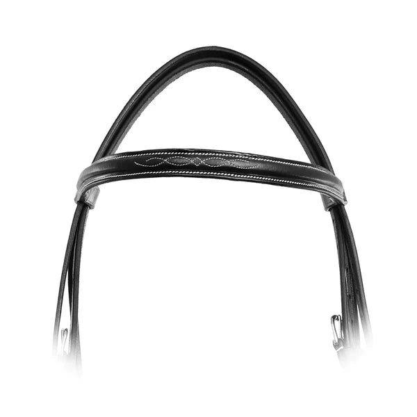 Fancy Stitch Traditional Grackle Bridle