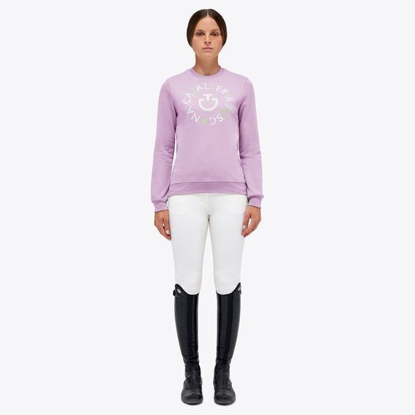 Cavalleria Toscana Pixel Stitch Orbit Crew Neck