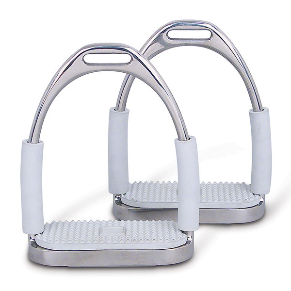 Equisteel Flex Shank Stirrups Stainless Steel