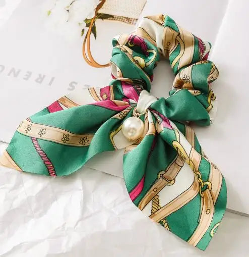 Equestrian Scrunchie | Green