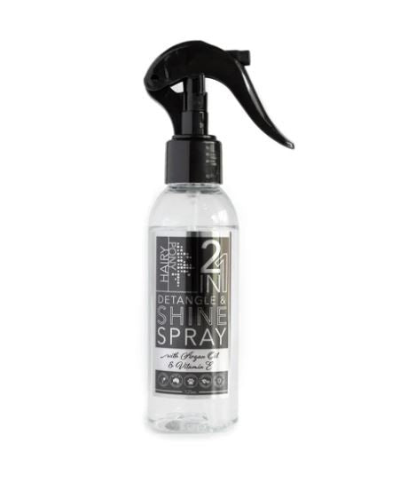Hairy Pony 2 In 1 Detangle & Shine Spray Original 125ml-STABLE: Show Preparation-Ascot Saddlery