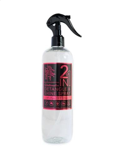 Hairy Pony 2 In 1 Detangle & Shine Spray Watermelon 500ml-STABLE: Show Preparation-Ascot Saddlery