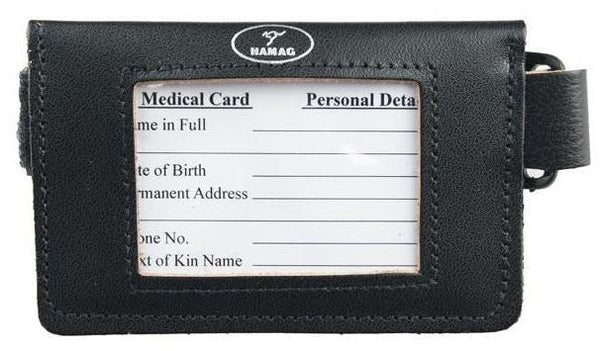 Hamag Medical Armband Leather Black-HORSE: Number Holders-Ascot Saddlery