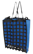Hay Bag Slow Feeder 67cm X 60cm 14cm Gusset Pvc Blue-STABLE: Feed Bins & Hay Bags-Ascot Saddlery