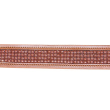Huntington Rouge Inlay Belt Tan-CLOTHING: Belts-Ascot Saddlery