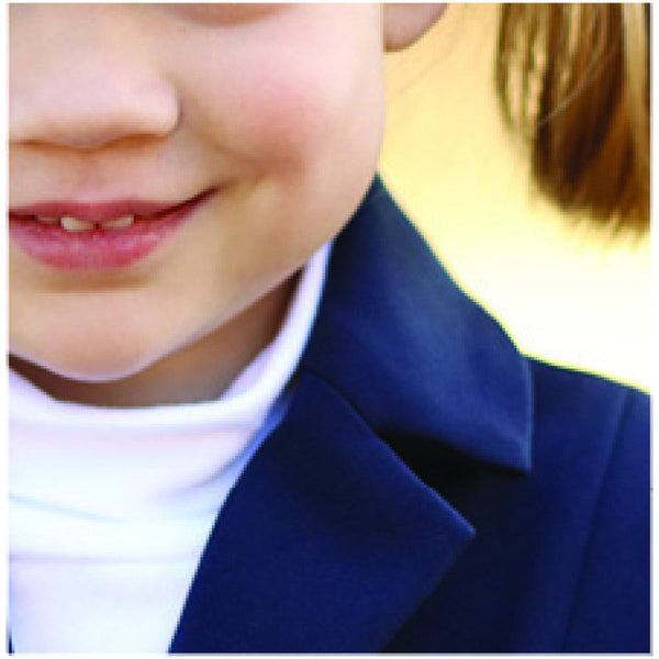 Huntington Willow Riding Jacket Navy Childs-CLOTHING: Clothing Childs-Ascot Saddlery