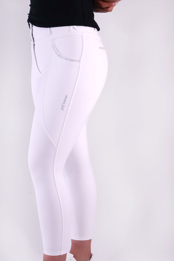 Competition Breeches-Diamond Snow White