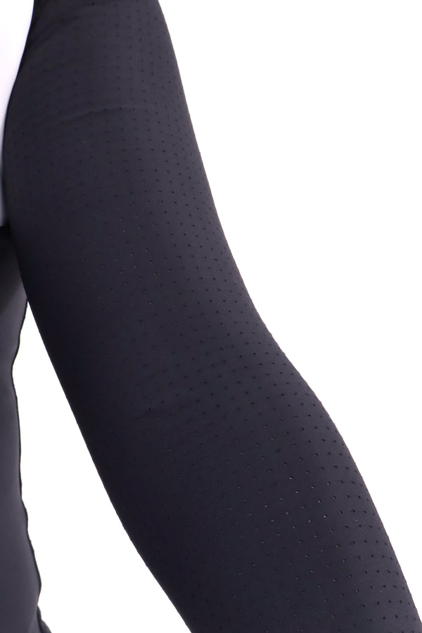 Elite Competition Snow White and Black Long Sleeve Shirt