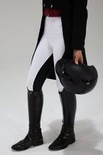 Competition Tights- Snow White/ Black Seat