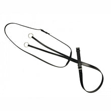 Jeremy & Lord Martingale Running Leather Black-HORSE: Breastplates & Martingales-Ascot Saddlery