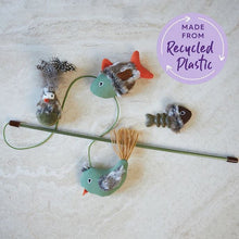 Kazoo Cat Toy Fantail Bird Wand-Cat Gyms & Toys-Ascot Saddlery