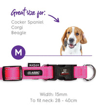 Kazoo Dog Collar Classic Adjustable Pink-Dog Collars & Leads-Ascot Saddlery
