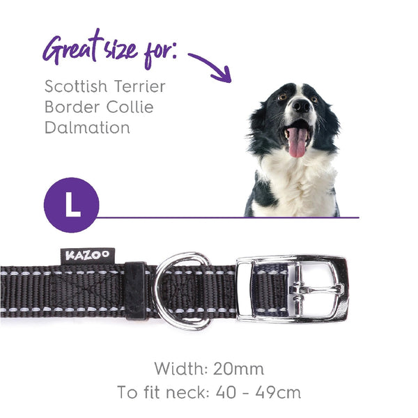 Kazoo Dog Collar Classic Red-Dog Collars & Leads-Ascot Saddlery