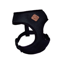 Kazoo Dog Harness Soft Classic Black-Dog Collars & Leads-Ascot Saddlery