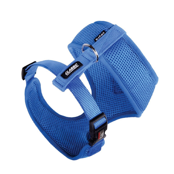 Kazoo Dog Harness Soft Classic Blue-Dog Collars & Leads-Ascot Saddlery