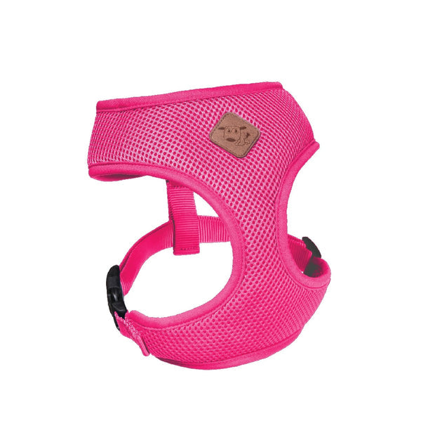 Kazoo Dog Harness Soft Classic Pink-Dog Collars & Leads-Ascot Saddlery