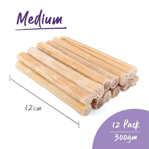 Kazoo Treat Rawhide Pressed Stick 12cm Pack Of 12-Dog Treats-Ascot Saddlery
