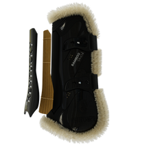 Kentucky Vegan Sheepskin Tendon Boots Bamboo Elastic