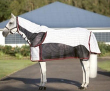 Kool Master Air Max Combo White & Black-RUGS: Summer Rugs, Neck Rugs & Hoods-Ascot Saddlery