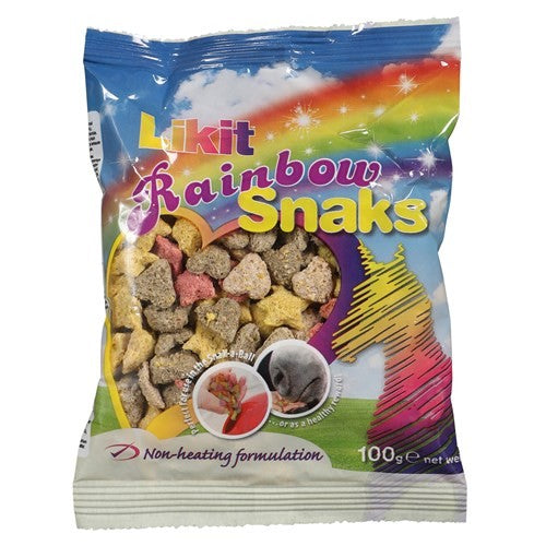 Likit Snaks Rainbow 100gm-STABLE: Horse Treats & Toys-Ascot Saddlery