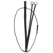 Martingale Running Leather Norfolk Black-HORSE: Breastplates & Martingales-Ascot Saddlery