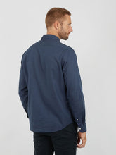 Nautica Long Sleeve Linen Shirt Navy