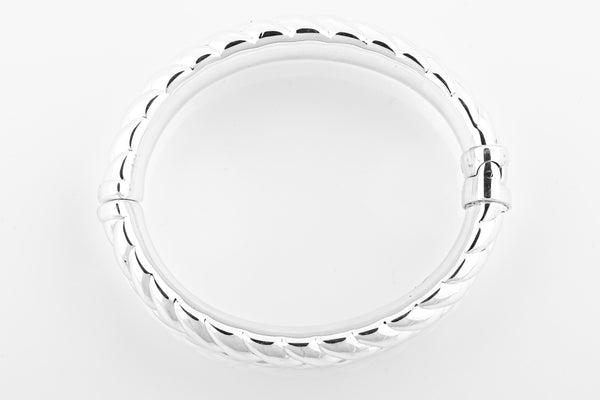 SS24 Twist Hinged Bangle