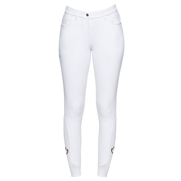 Women's Horse Riding Breeches - White by Cavalleria Toscana
