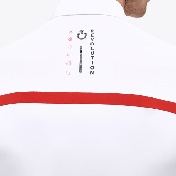 Cavalleria Toscana REVO Mesh Comp polo L/S