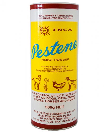 Pestene Powder Inca 500gm-STABLE: First Aid & Dressings-Ascot Saddlery