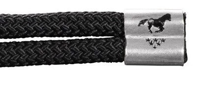 Pro Choice Rope Halter & 10ft Lead Black-HORSE: Headstalls-Ascot Saddlery