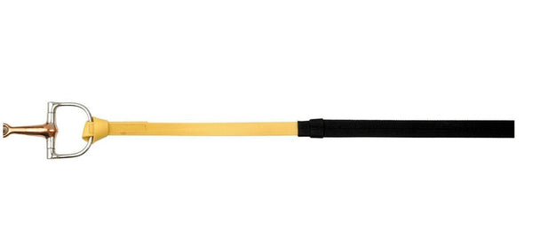 Pvc Reins Rubber Grip Horsesense 16mm Loop End Yellow & Black Grip-HORSE: Racing & PVC-Ascot Saddlery
