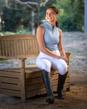 Women's Horse Riding Breeches: QJ Riding Wear Lauren White Competition