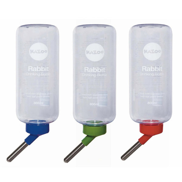 Rabbit Drink Bottle 800ml Kazoo-Small Animal-Ascot Saddlery