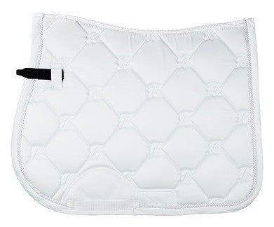 Saddlecloth All Purpose Bates White Full-HORSE: Saddlecloths-Ascot Saddlery