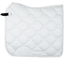 Saddlecloth Dressage Bates White Full-HORSE: Saddlecloths-Ascot Saddlery