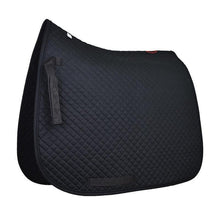Saddlecloth Dressage Eurohunter Quilted Black-HORSE: Saddlecloths-Ascot Saddlery