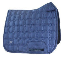 Saddlecloth Dressage Vision Woof Navy-HORSE: Saddlecloths-Ascot Saddlery