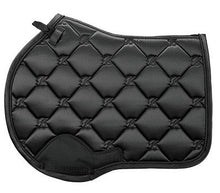 Saddlecloth Jumping Bates Black Full-HORSE: Saddlecloths-Ascot Saddlery