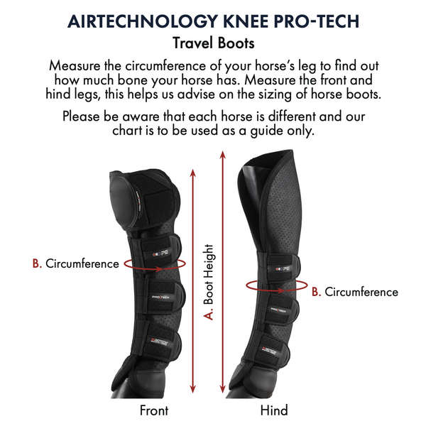 Airtechnology Knee Pro-Tech Horse Travel Boots