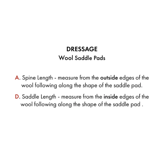 Capella Close Contact Merino Wool Dressage Square