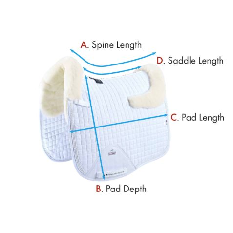 Capella Close Contact Merino Wool Dressage Square