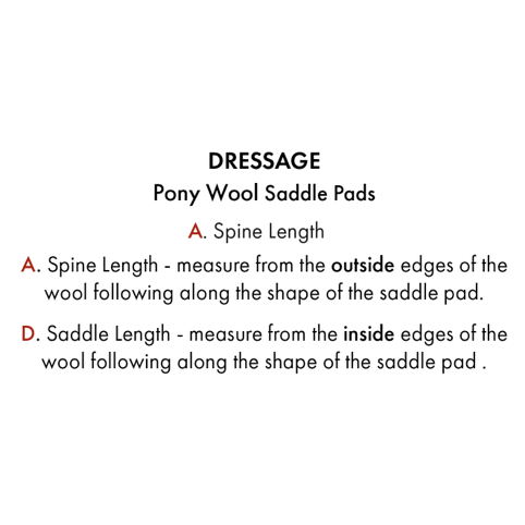 Pony Close Contact Merino Wool Half Lined European Dressage Square